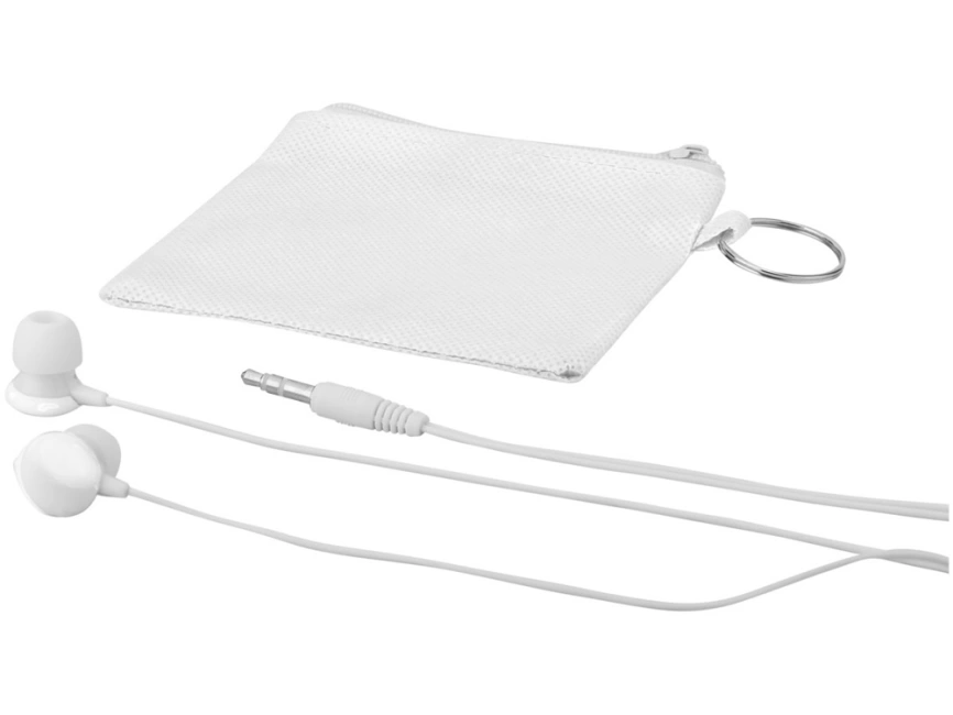 Наушники Star в нетканом чехле, белый фото 1