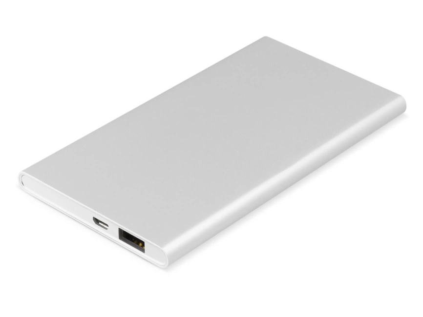 Внешний аккумулятор Rombica NEO AX70L, 7 000 мАч, алюминий, серебристый, чехол фото 1