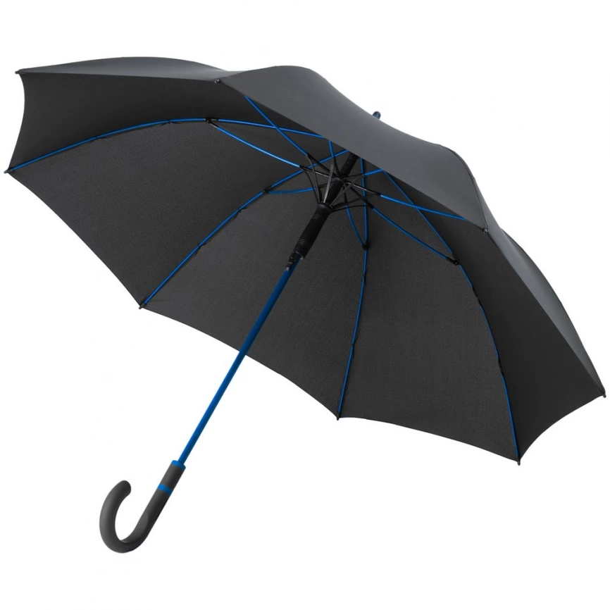 Зонт-трость с цветными спицами Color Style, ярко-синий фото 1