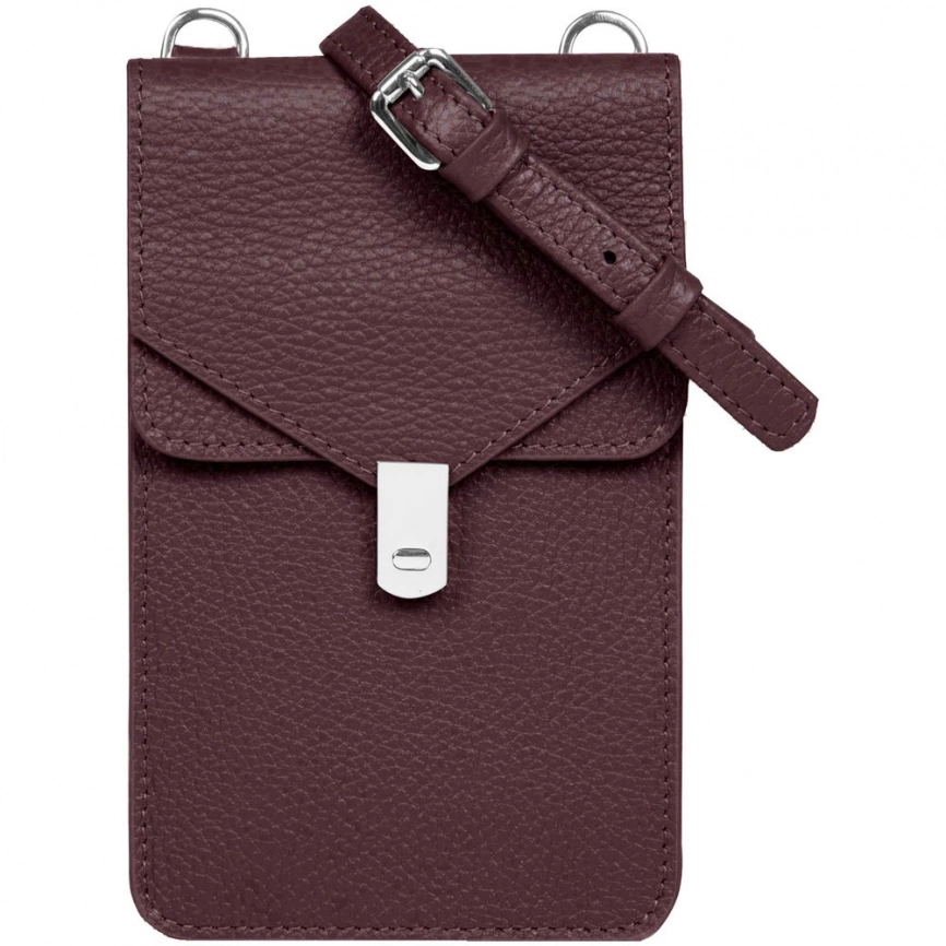 Сумка через плечо Segreto, бордовая фото 1