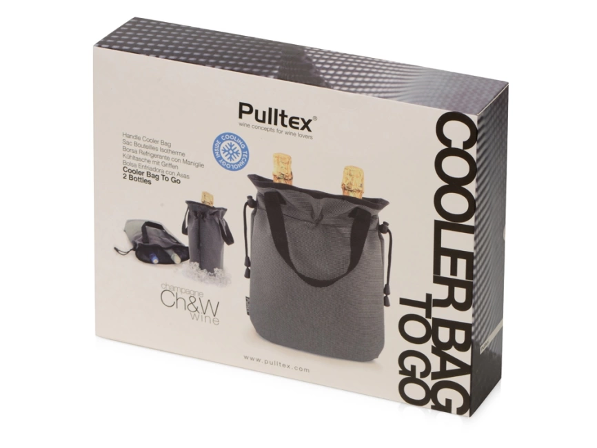 PWC COOLER BAG TO GO 2 BOTTLE/Охладитель для вина, для 2 бутылок. С ручками фото 8