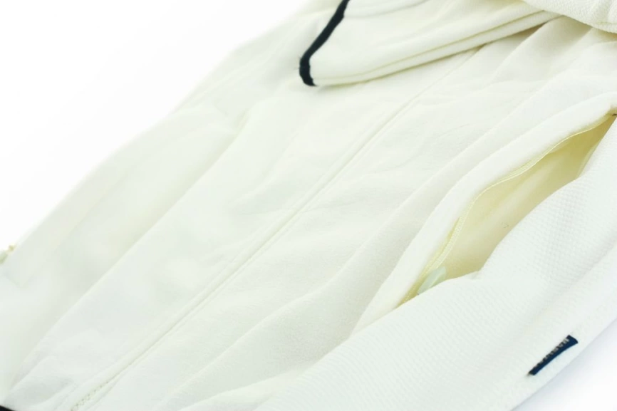 Куртка флисовая мужская Lancaster, белая с оттенком слоновой кости, размер S фото 6