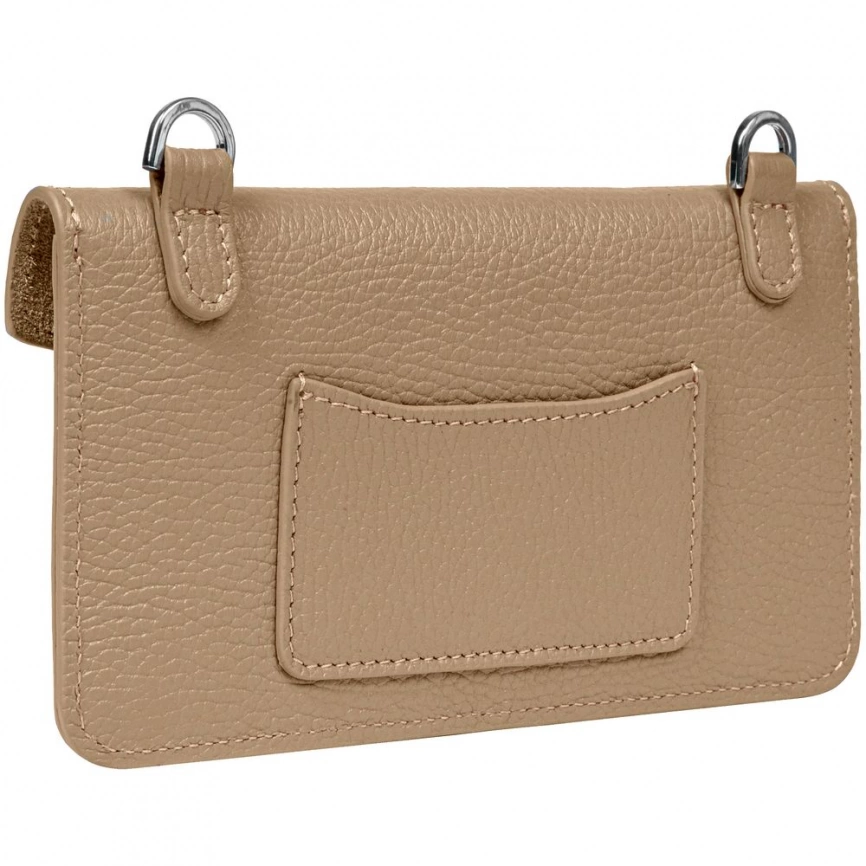 Сумка через плечо Busta, бежевая фото 4