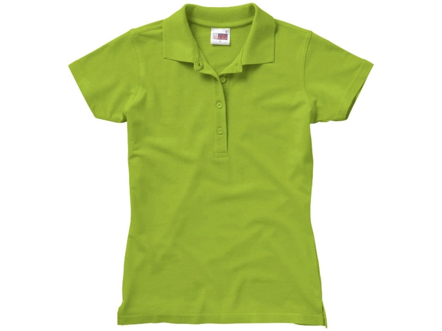 Рубашка поло First женская, зеленое яблоко фото 3