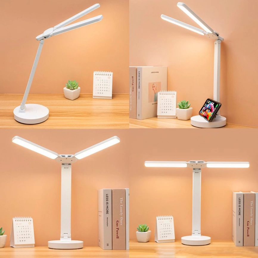 Настольная лампа Double c встроенной батареей фото 6