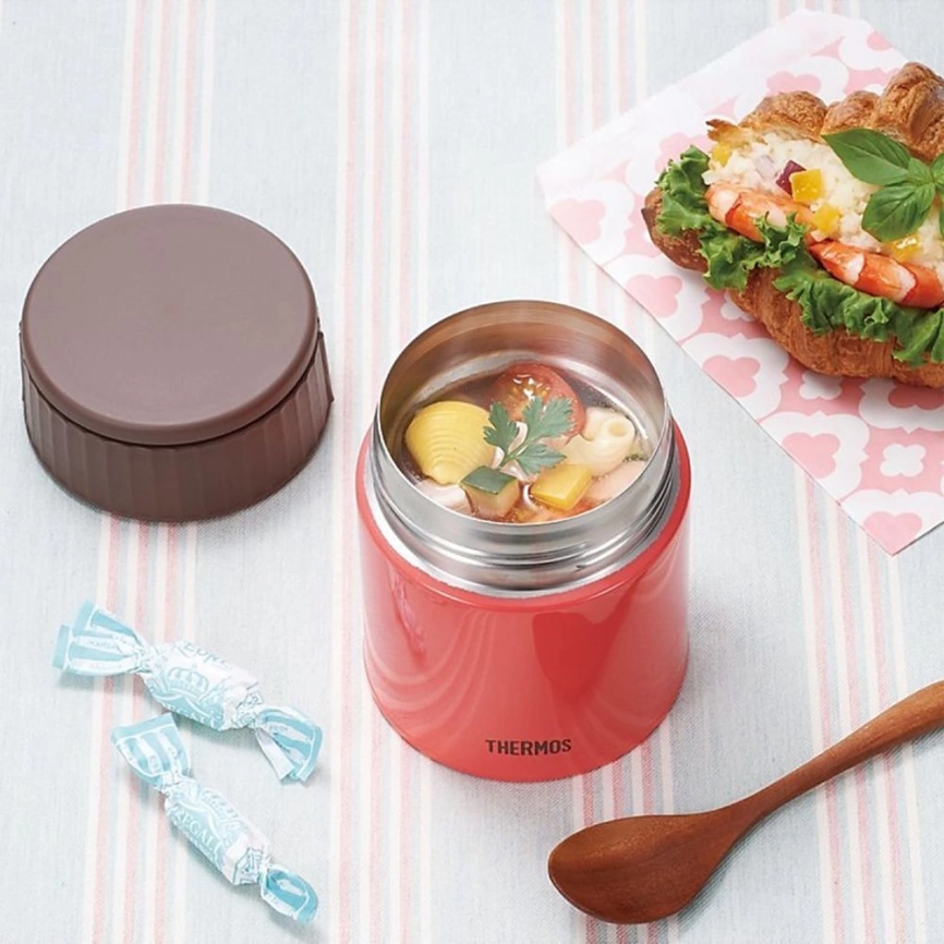 Термос для еды Thermos JBQ400, красный фото 4