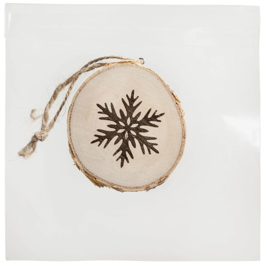 Подвеска Logger, малая, со снежинкой фото 7