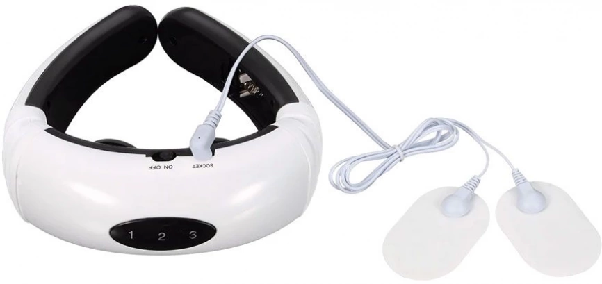 Массажер для шеи Шиацу, белый фото 5