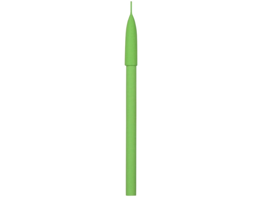 Ручка картонная с колпачком Recycled, зеленое яблоко фото 4