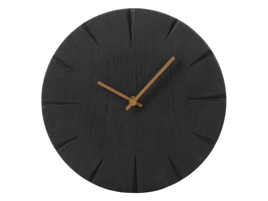 Часы деревянные Helga, 28 см, черный фото 1