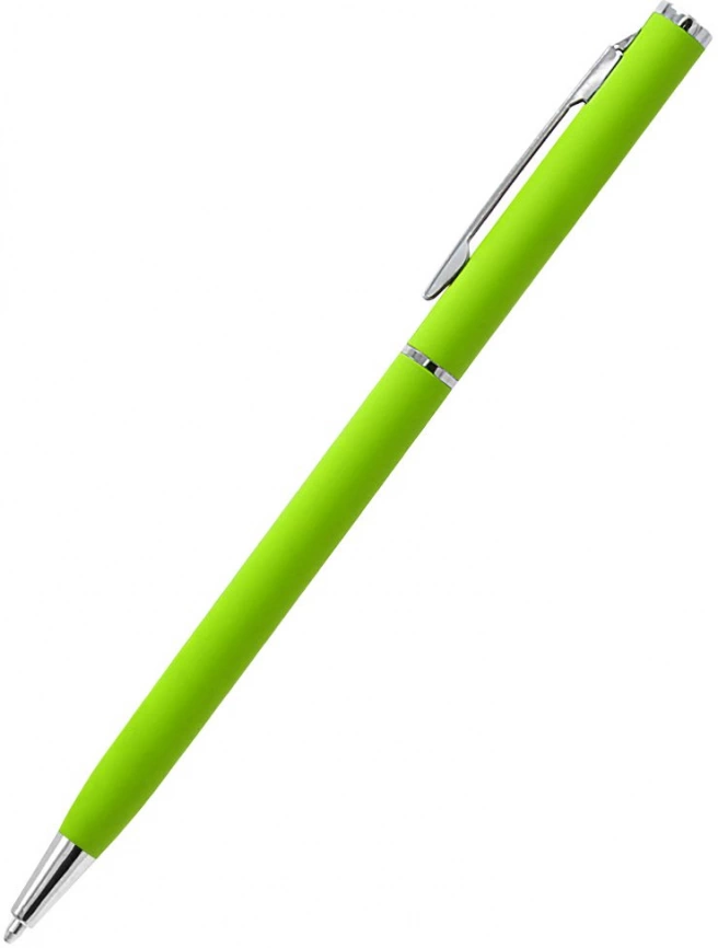 Ручка шариковая металлическая Tinny Soft, зелёная фото 3
