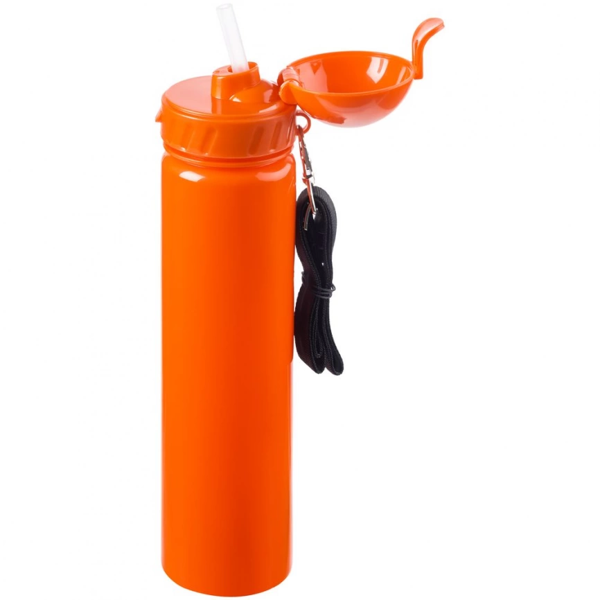 Бутылка для воды Barley, оранжевая фото 4