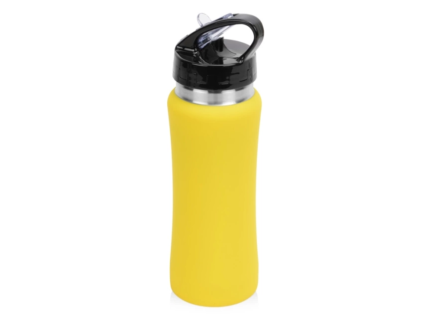 Бутылка спортивная Коста-Рика 600мл, желтый фото 1