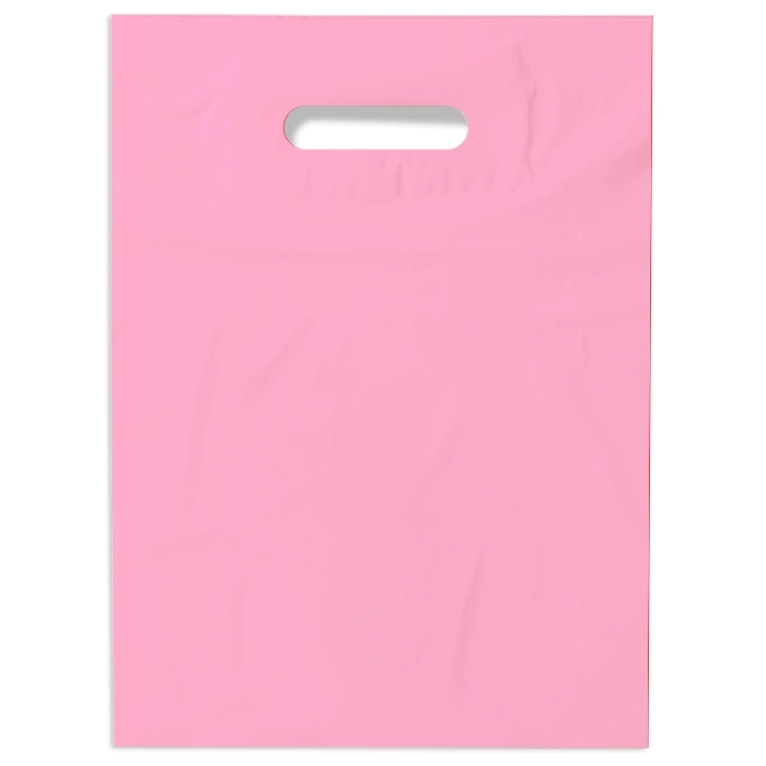 Пакет ПВД 30*40+3 см., 70 мкм, розовый фото 1