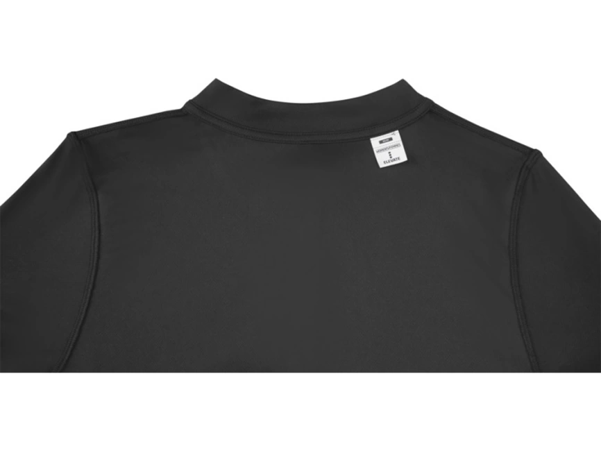 Женская стильная футболка поло с короткими рукавами Deimos, черный фото 4