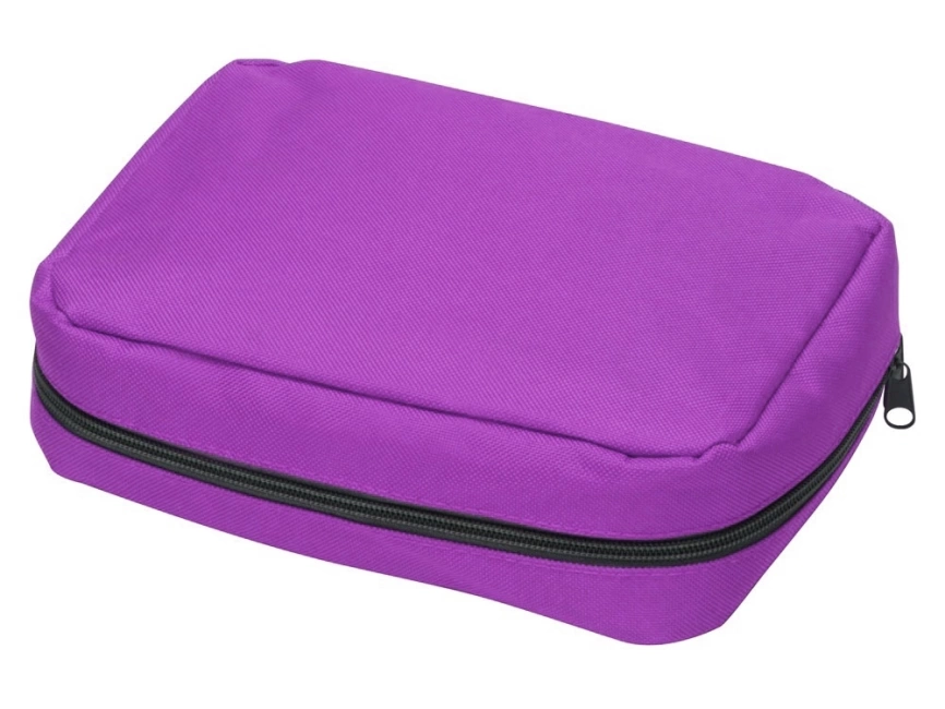 Несессер для путешествий Promo, фиолетовый, 215 мм, крупноячеистая сетка фото 4