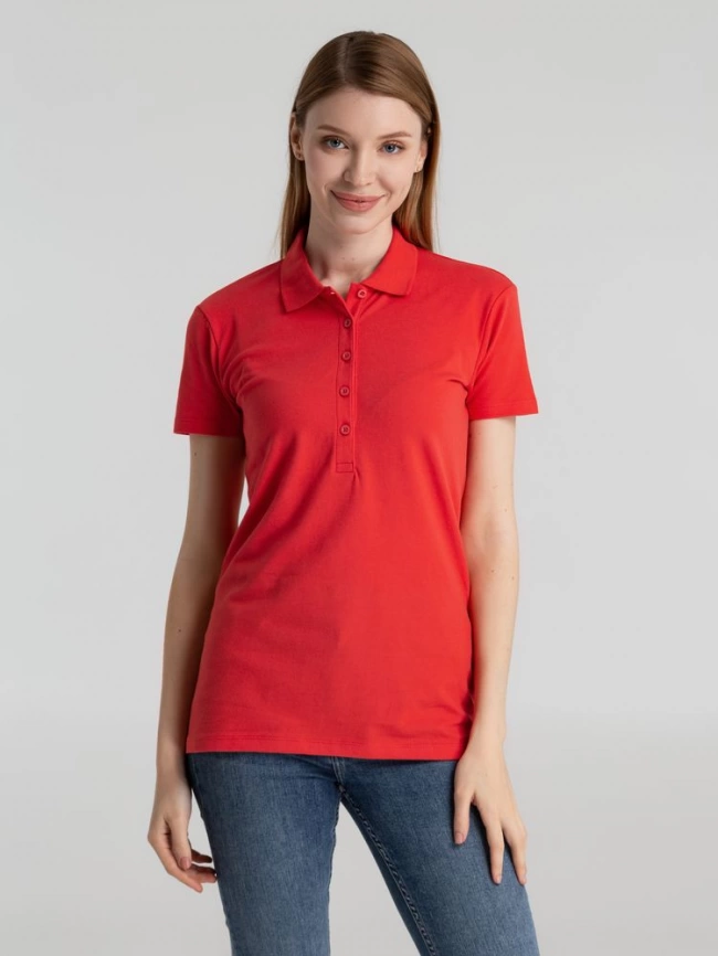 Рубашка поло женская Phoenix Women красная, размер L фото 11