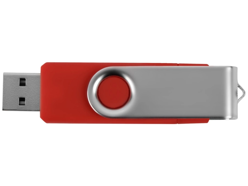 USB/micro USB-флешка 2.0 на 16 Гб Квебек OTG, красный фото 5