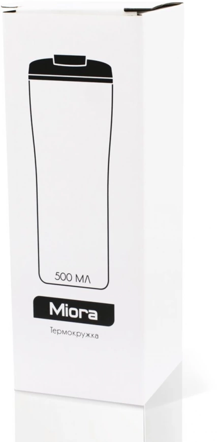 Термокружка Miora 500 мл, красная с чёрным фото 4
