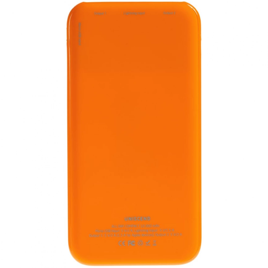 Внешний аккумулятор Uniscend All Day Compact 10000 мАч, оранжевый фото 3