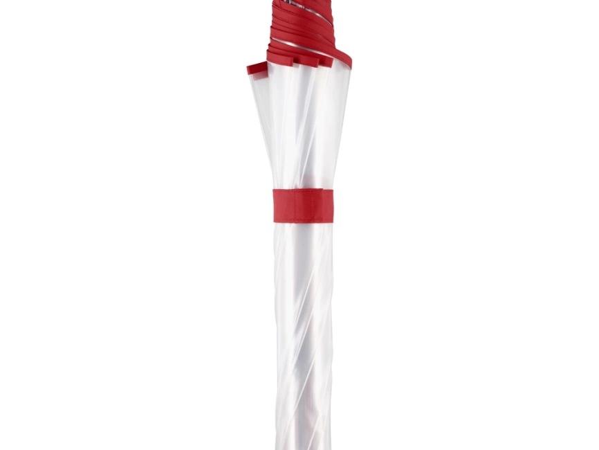 Зонт 7112 AC regular umbrella FARE® Pure  transparent-red фото 8