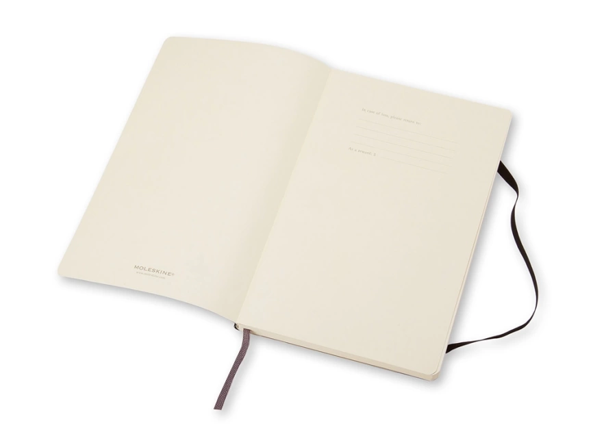 Записная книжка Moleskine Classic Soft (нелинованный), Pocket (9х14 см), черный фото 2