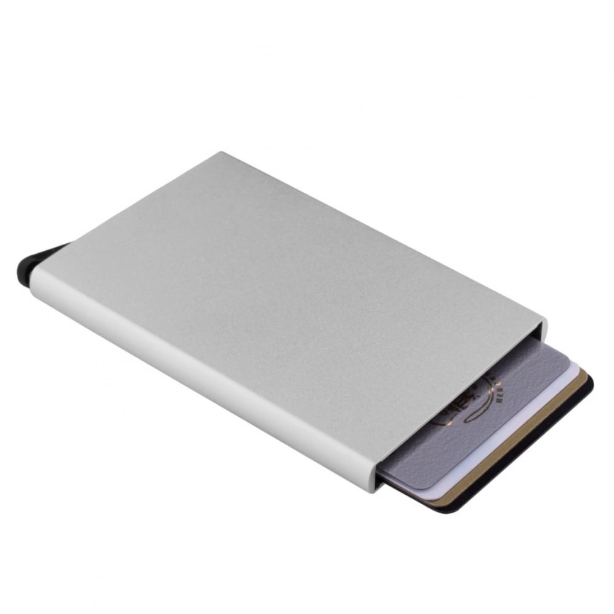 Футляр для кредитных карт Motion, серебристый фото 2