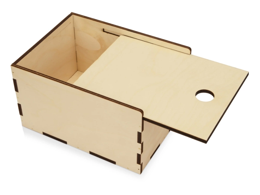 Деревянная подарочная коробка-пенал, размер М фото 2