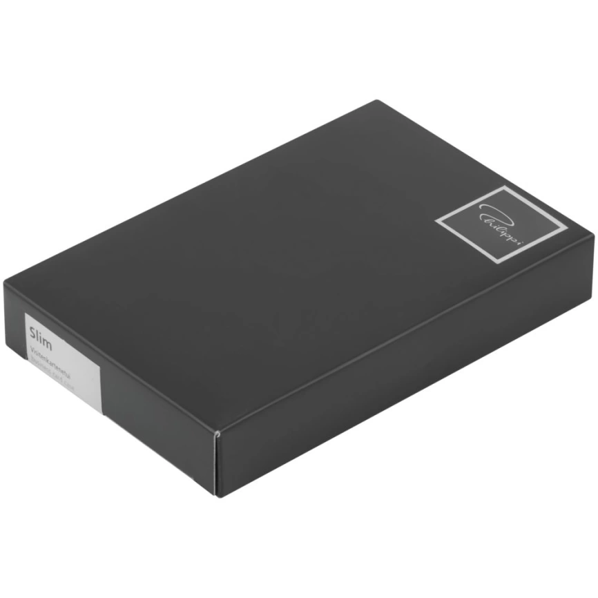 Футляр для визитных карт Slim, черный фото 2