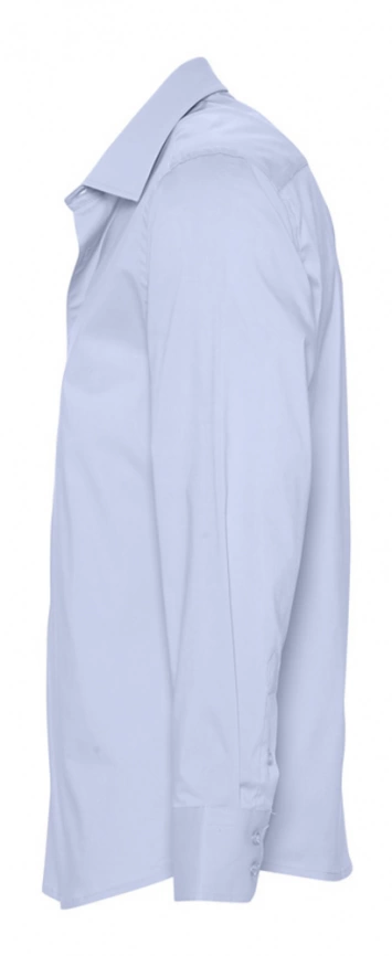 Рубашка мужская с длинным рукавом Brighton голубая, размер S фото 3