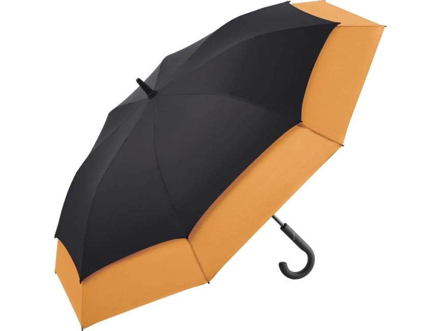 Зонт 7709 AC golf umbrella FARE®-Stretch 360  black-orange фото 1
