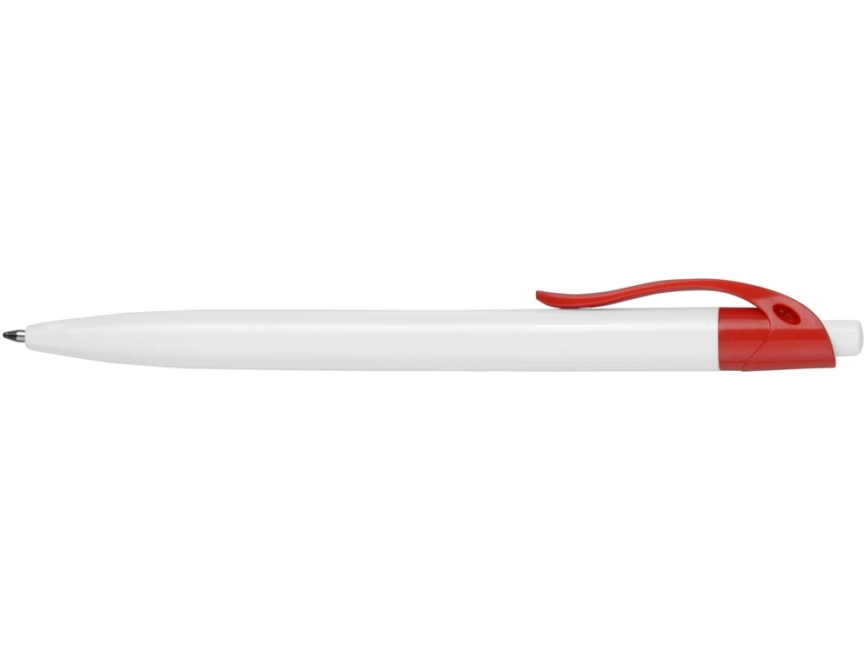 Ручка шариковая Какаду, белая с красным фото 4