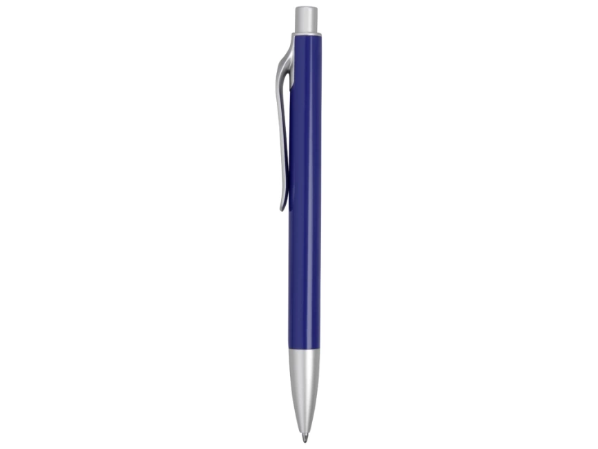 Ручка металлическая шариковая Large, синий/серебристый фото 3
