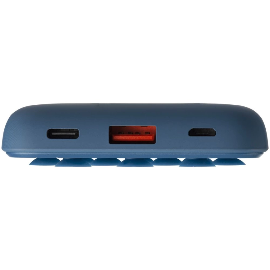 Аккумулятор с беспроводной зарядкой markBright Megapolis, 8000 мАч, синий фото 4