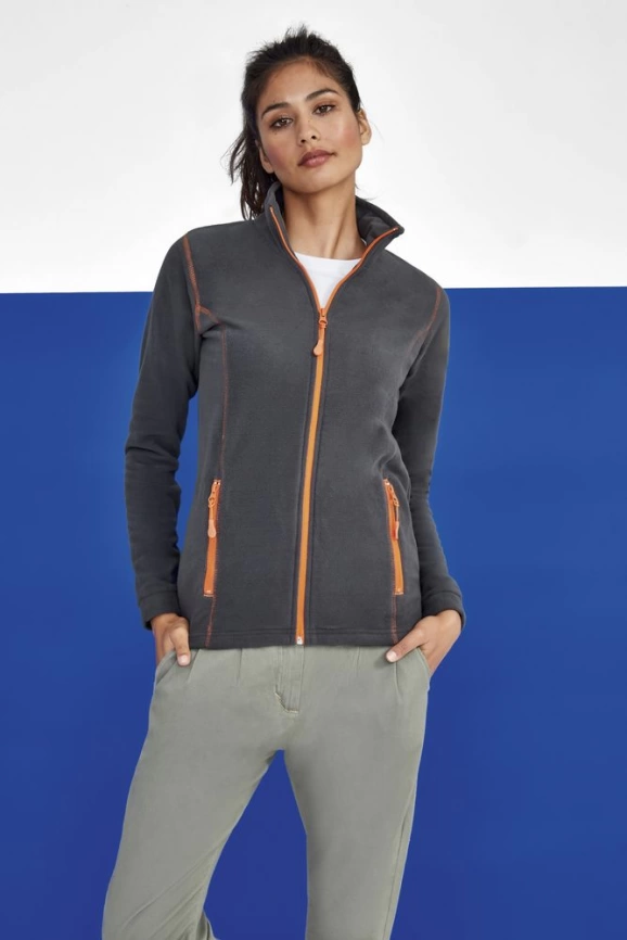 Куртка женская Nova Women 200, темно-синяя с зеленым яблоком, размер M фото 6