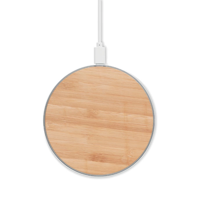 Беспроводная зарядка бамбук фото 7