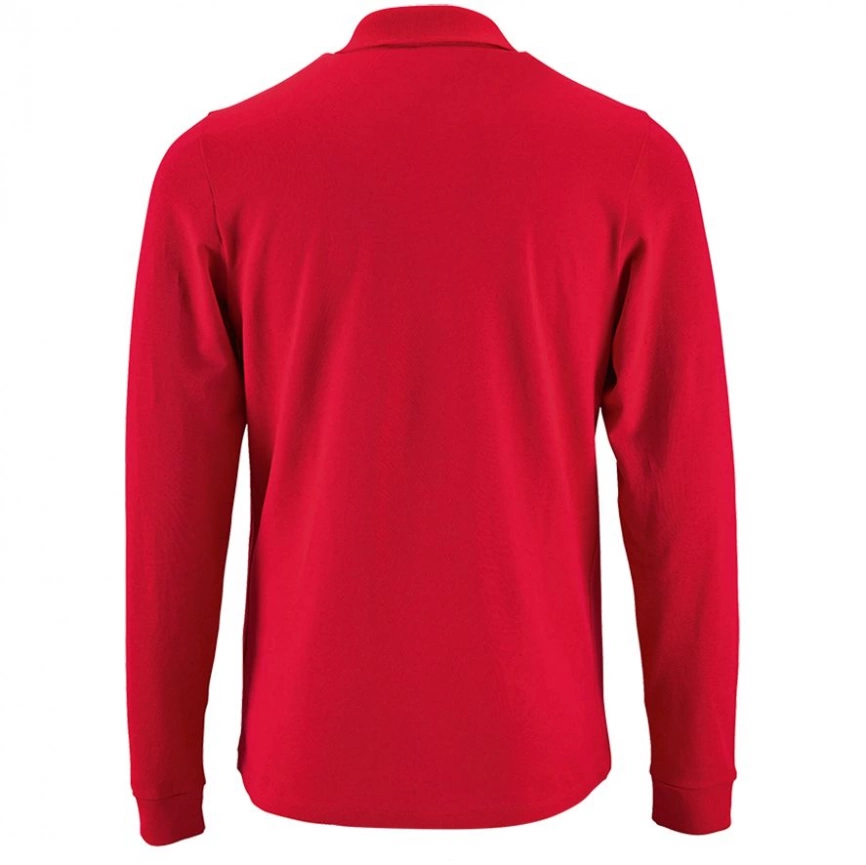 Рубашка поло мужская с длинным рукавом Perfect LSL Men красная, размер 3XL фото 7