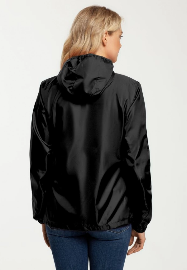 Ветровка женская Fastplant черная, размер S фото 9