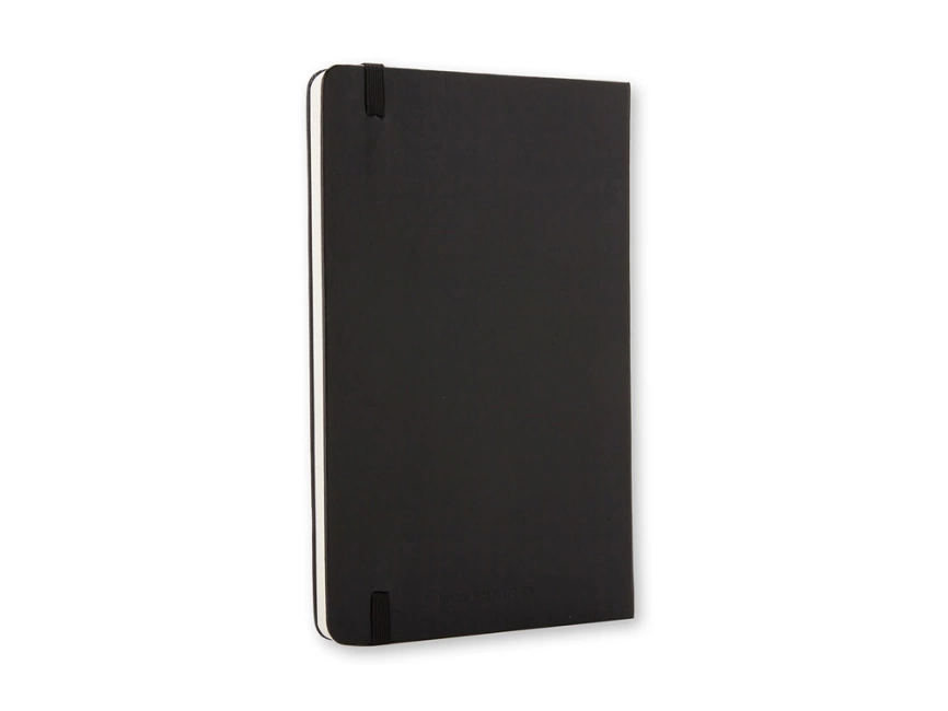 Записная книжка Moleskine Classic (нелинованный) в твердой обложке, Large (13х21см), черный фото 3