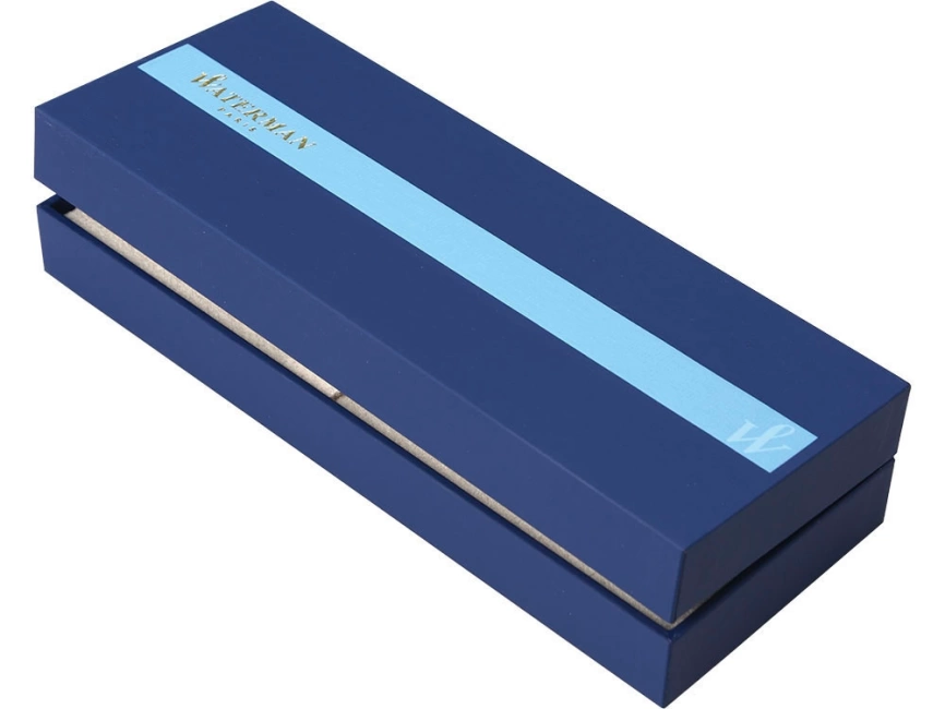 Ручка шариковая Waterman модель Hemisphere Deluxe Metal CT в футляре фото 3