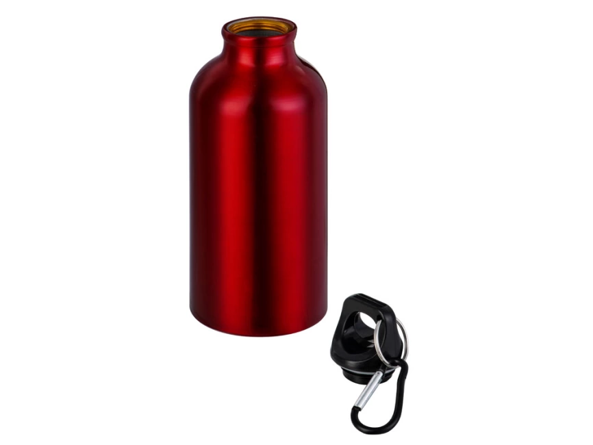 Бутылка Hip S с карабином 400мл, красный фото 2