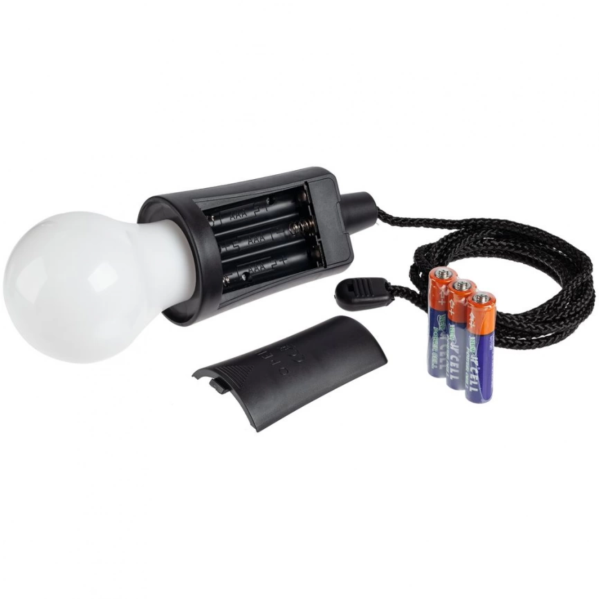 Лампа портативная Lumin, черная фото 4