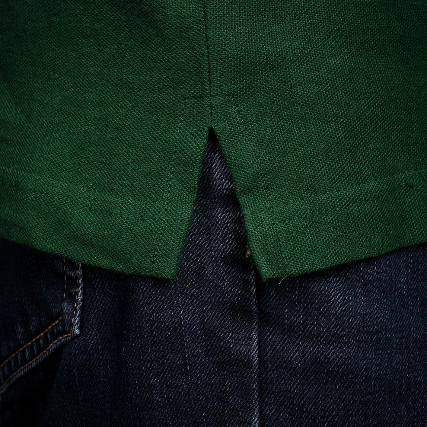 Рубашка поло Virma Stripes, зеленая, размер M фото 4