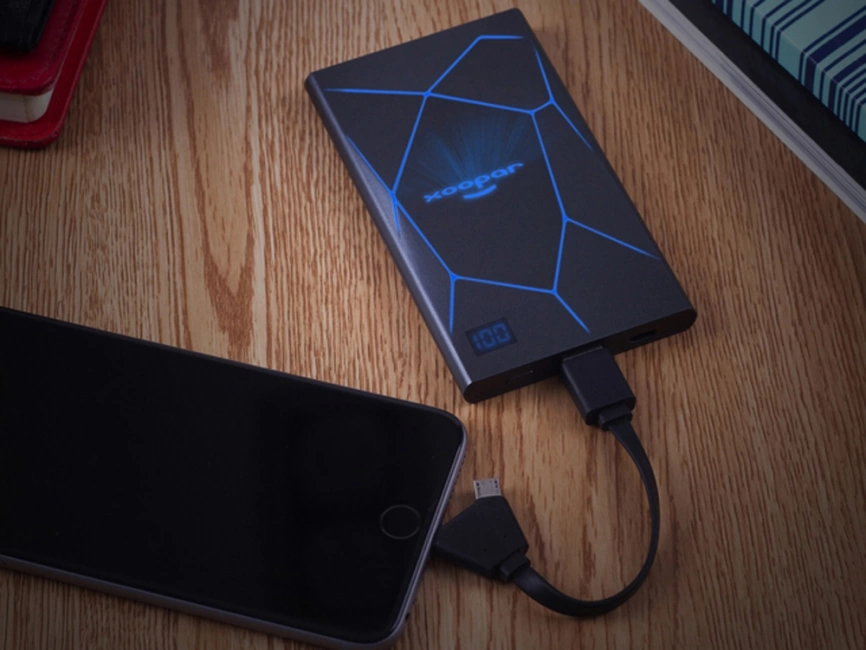 Портативное зарядное устройство XOOPAR GEO, черный фото 3