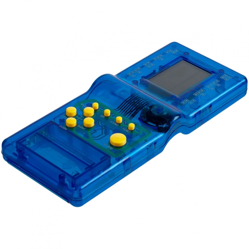 Игровая консоль Tetramino Transparent, синяя фото 4