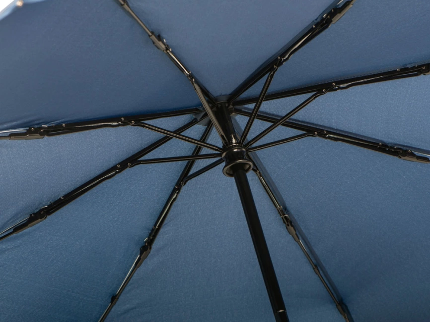 Зонт складной автоматичский Ferre Milano, синий фото 6