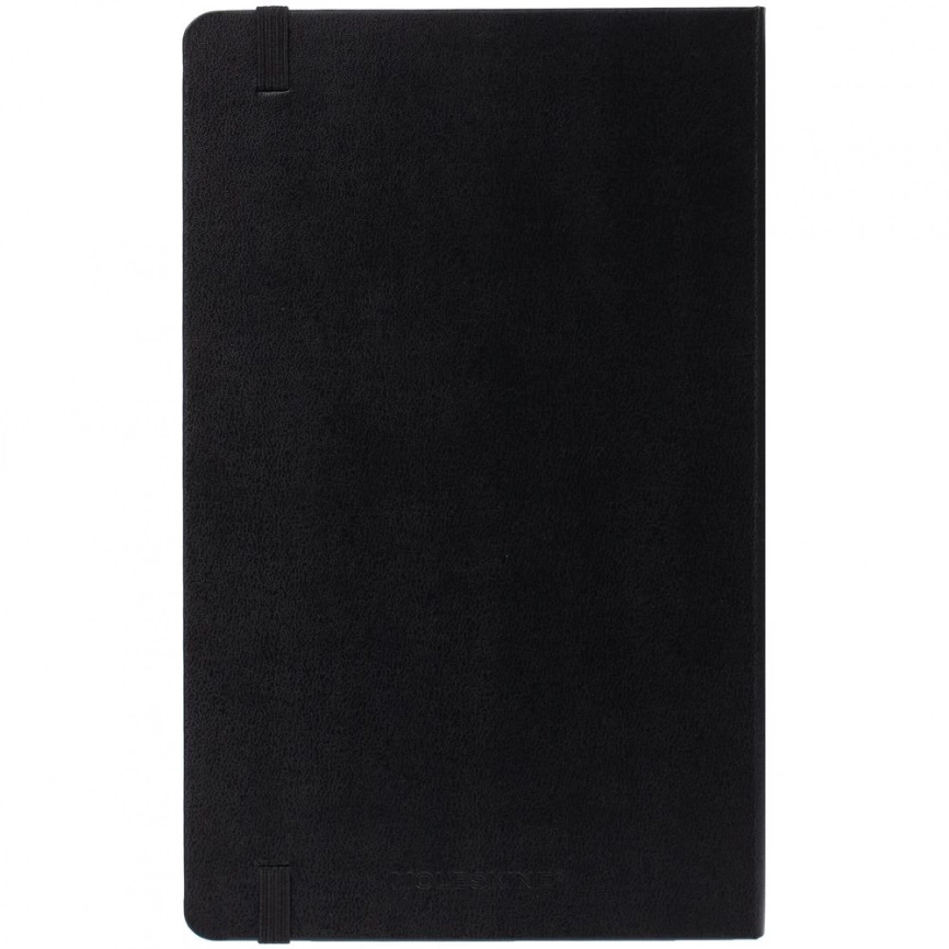 Записная книжка Moleskine Classic Large, в клетку, черная фото 4