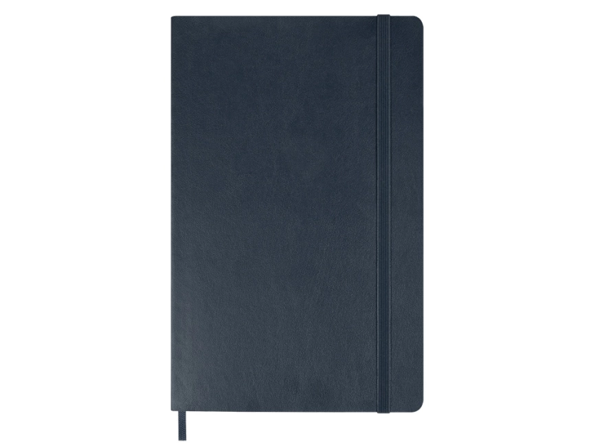 Записная книжка Moleskine Classic Soft (в линейку), Large (13х21см), сапфировый синий фото 4