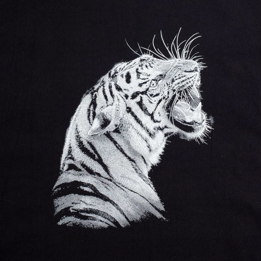 Холщовая сумка Like a Tiger, черная фото 2