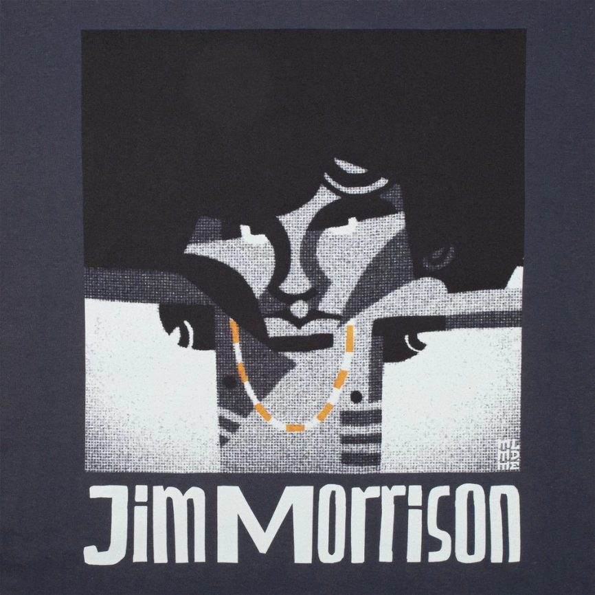Футболка «Меламед. Jim Morrison», темно-серая, размер M фото 2